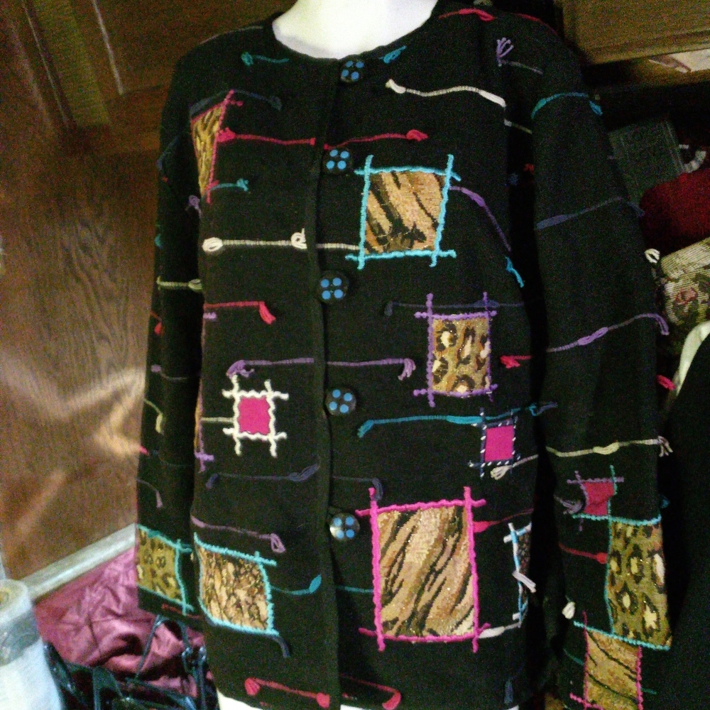 Alex Kern ladies jacket linen material size large